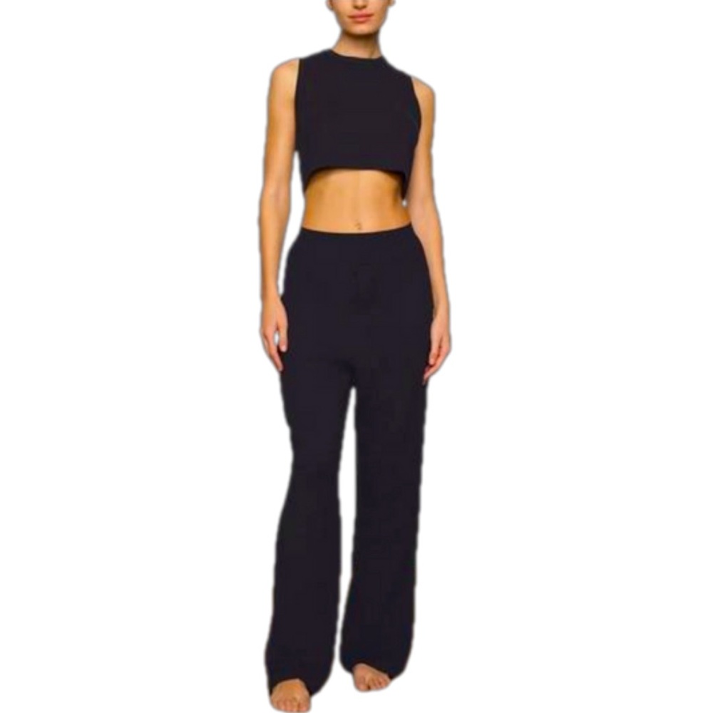 Nior Loose Wide Leg Pant Onyx Black NWT - Picture 2 of 9